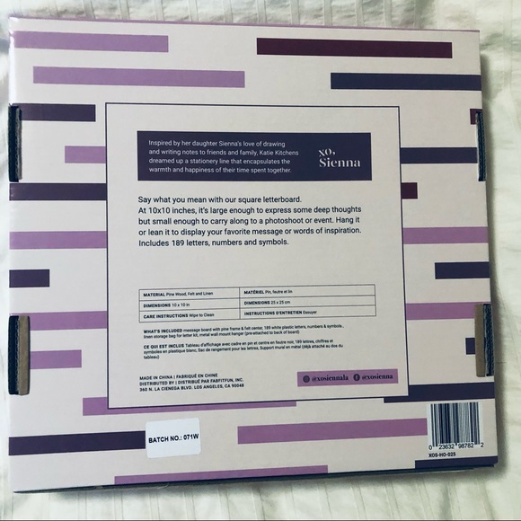 xo, Sienna Felt Message Board *NEW* - Picture 6 of 7